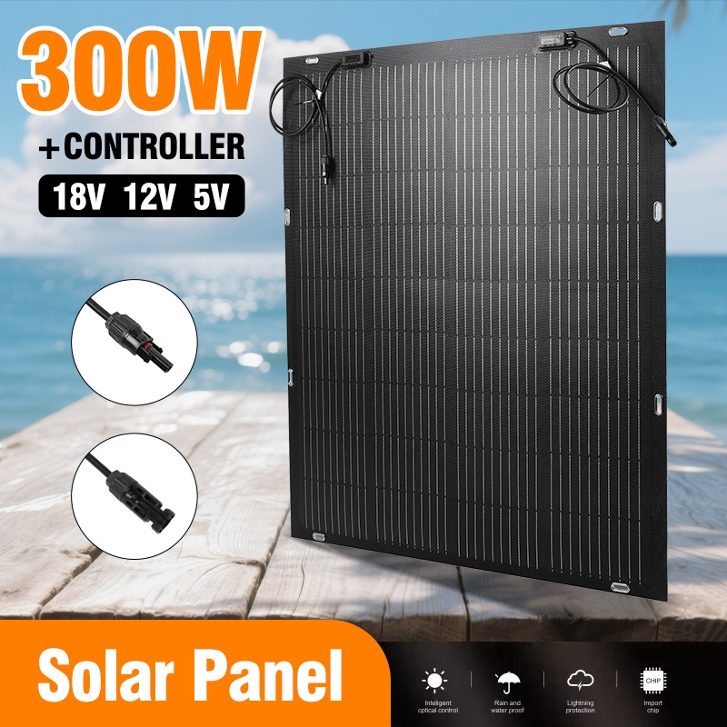 300W Flexible Solar Panel 18V  - Solar Panel 200W ulasan dan harga