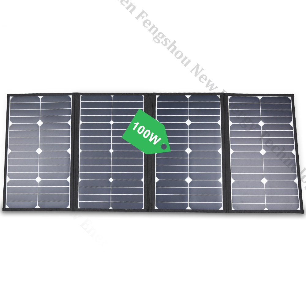 Portable 100 Watt Folding Sola - Charge Controller Solar ulasan dan harga