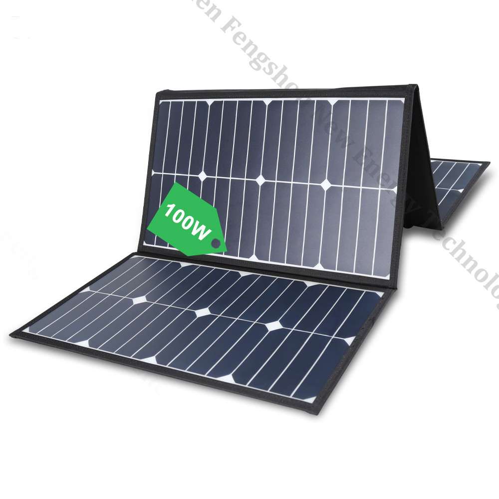 Portable 100 Watt Folding Sola - Charge Controller Solar ulasan dan harga