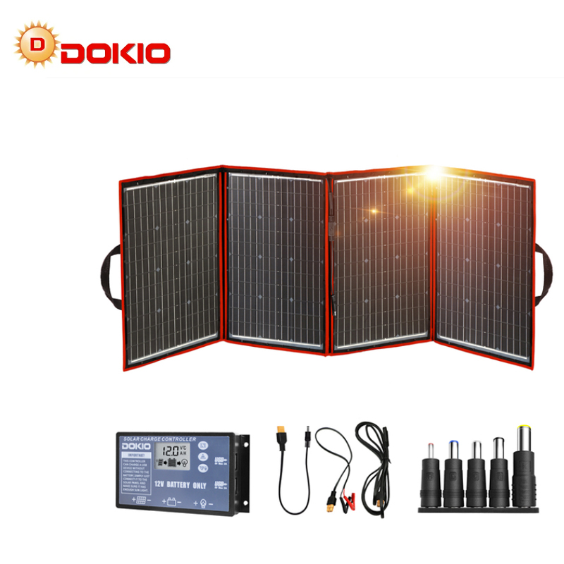 Dokio Brand Flexible Foldable  - Solar Panel 200W ulasan dan harga