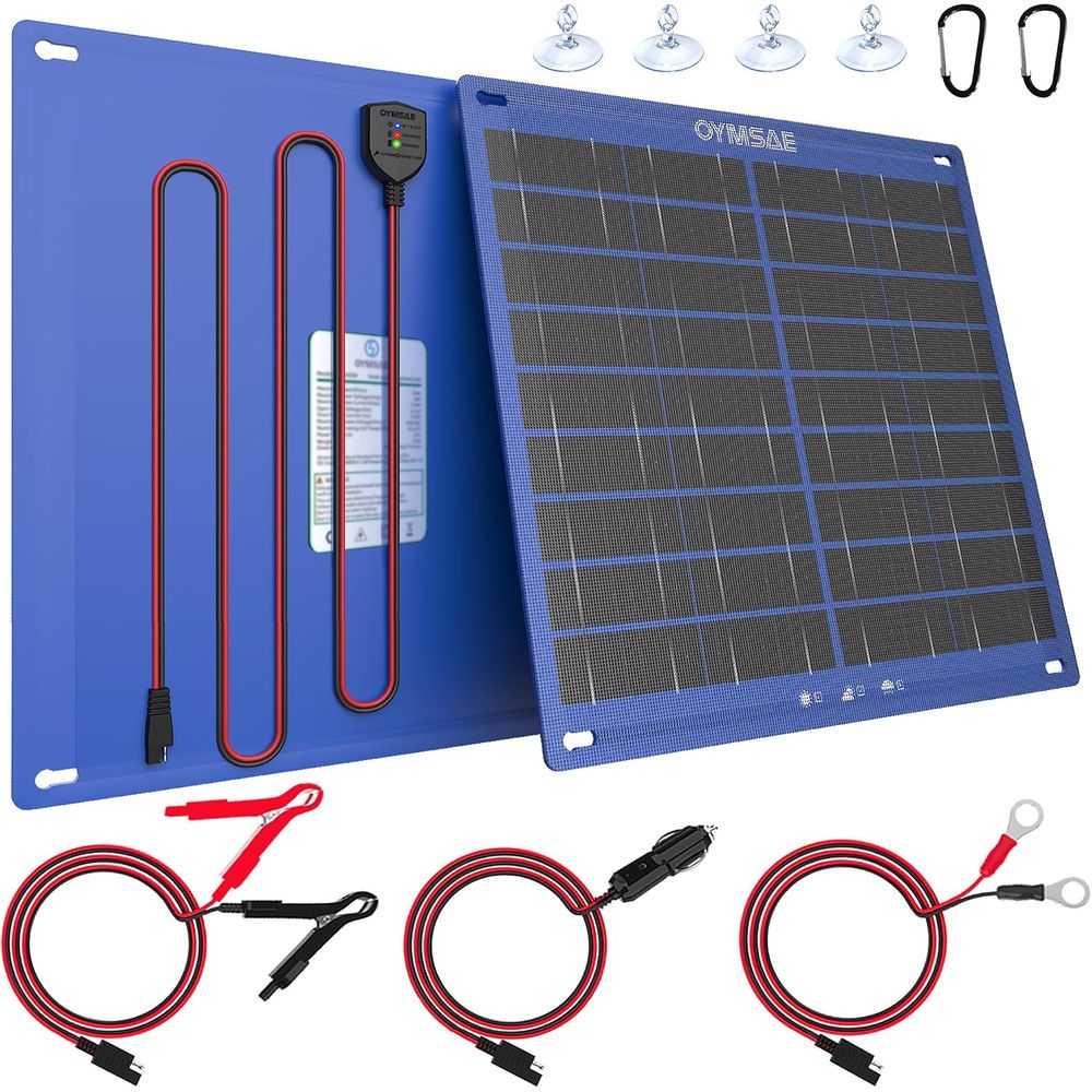 30W Solar Car Battery Charger  - Solar Panel ulasan dan harga