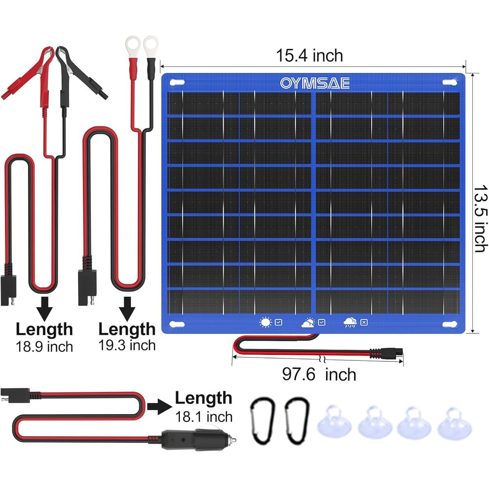 30W Solar Car Battery Charger  - Solar Panel ulasan dan harga