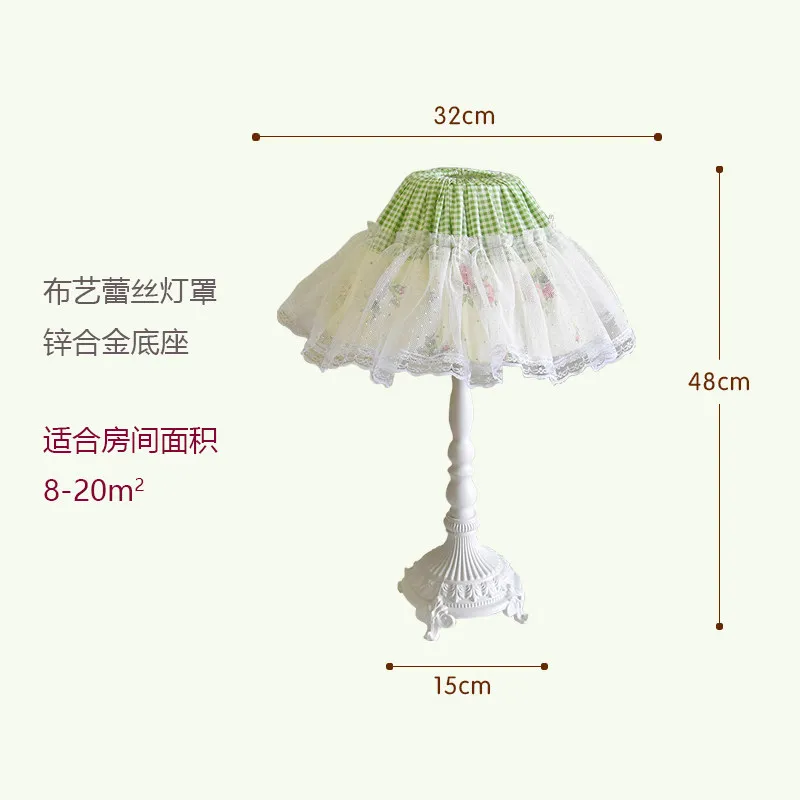 French pastoral table lamp bed - Solar Lamp ulasan dan harga