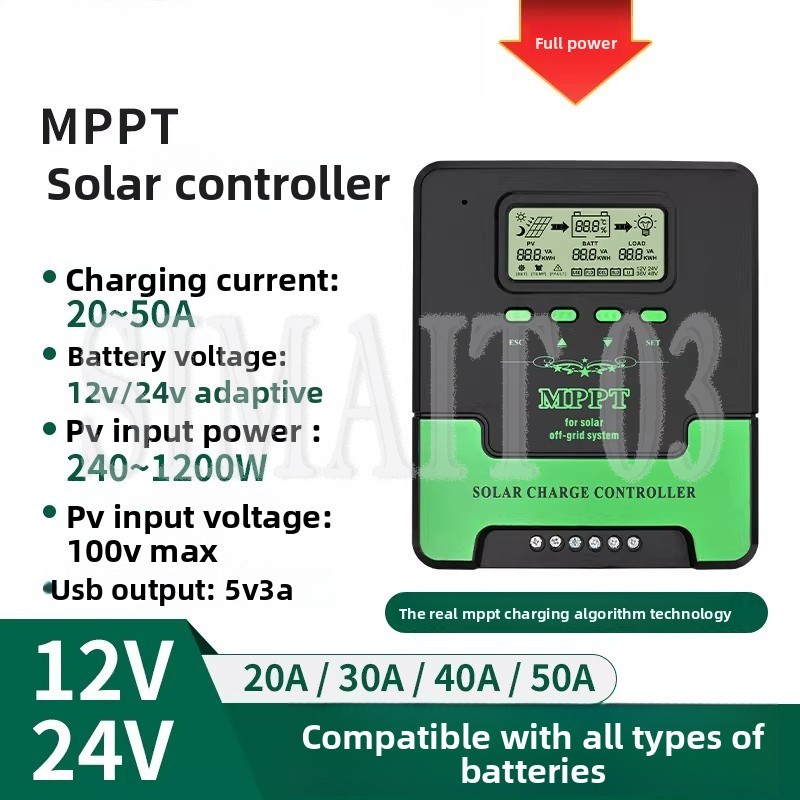 MPPT Solar Charge Controller 1 - Charge Controller Solar ulasan dan harga