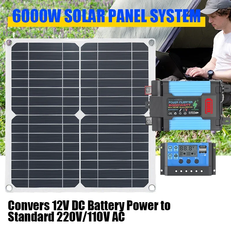 6000W solar kit equipped with  - Solar Panel 200W ulasan dan harga