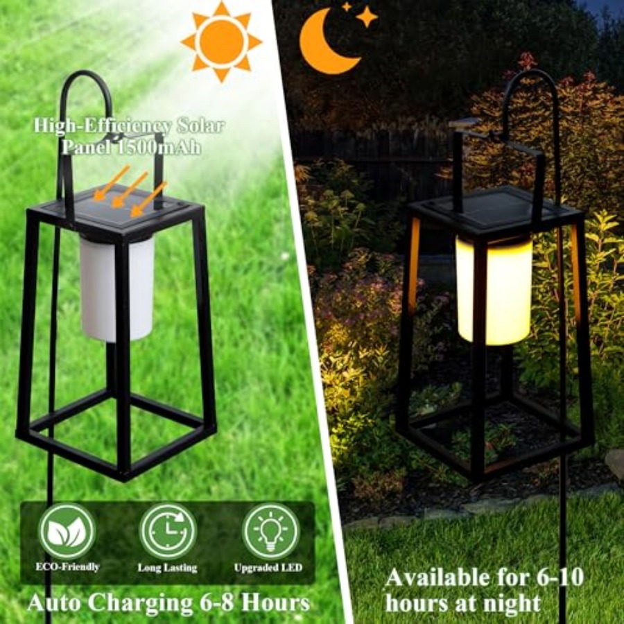 5'' High Outdoor Solar Lantern - Solar Lamp ulasan dan harga