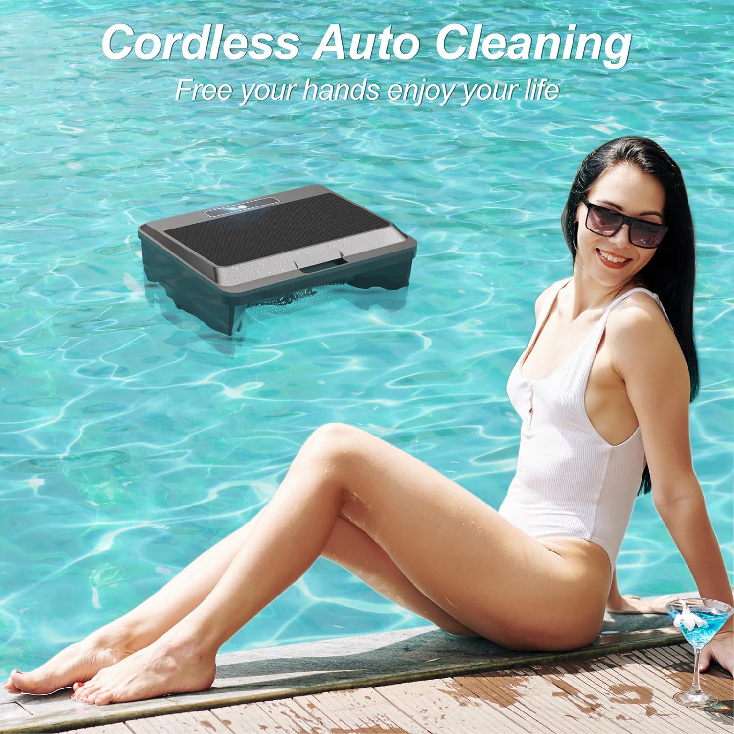 Upgraded Solar Pool Cleaner Po - Charge Controller Solar ulasan dan harga