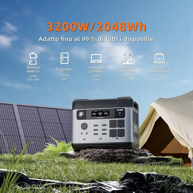 2026OUKITEL P2001 PLUS for 204 - Solar Generator ulasan dan harga