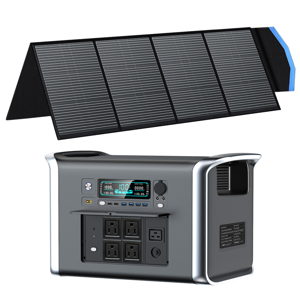 CTOLITY  AP2000 2400W Portable - Solar Panel 200W ulasan dan harga