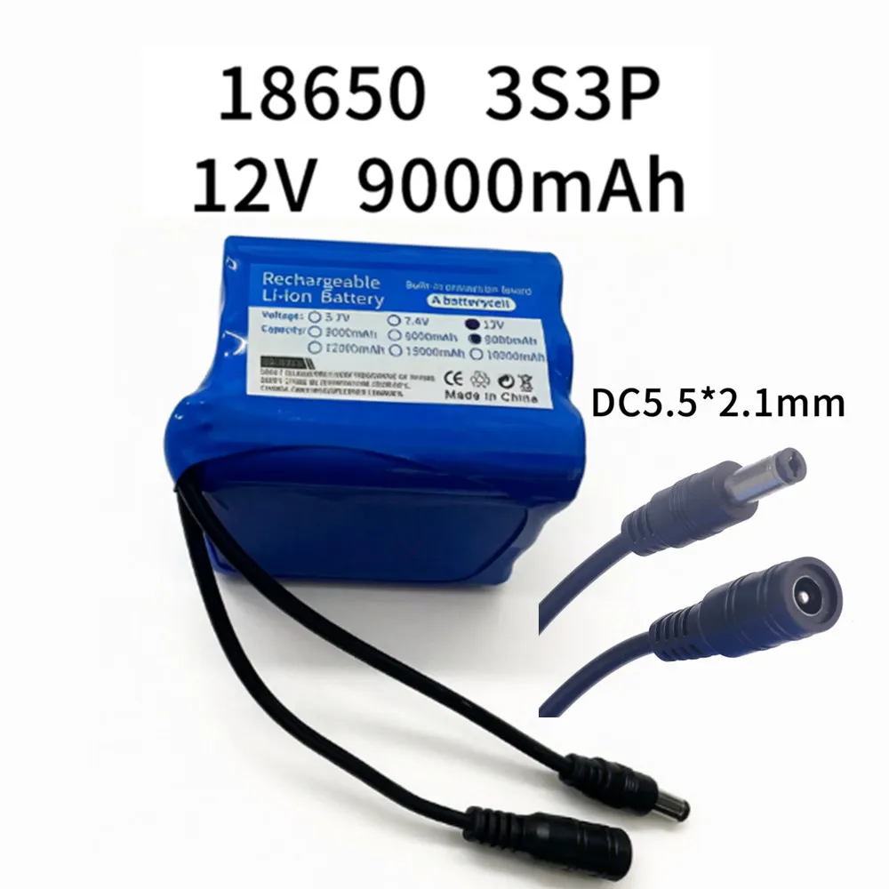 12V 9000mAh 3S3P lithium-ion b - Lithium Battery 12V ulasan dan harga