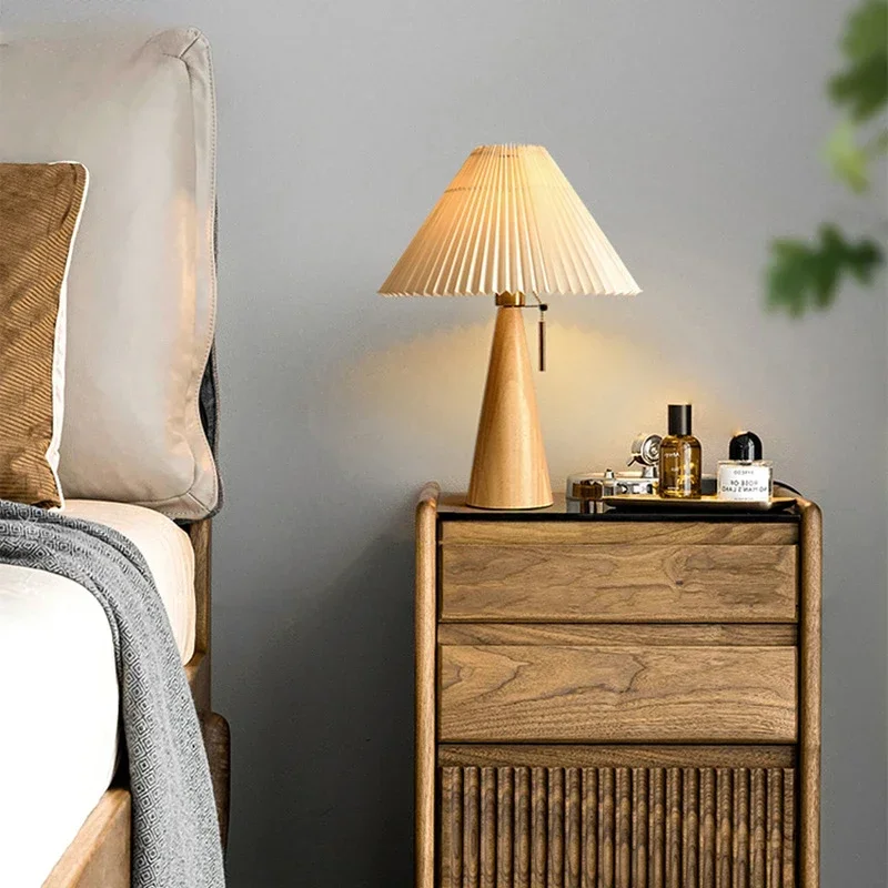 Retro Pleated Table Lamp Nordi - Solar Lamp ulasan dan harga